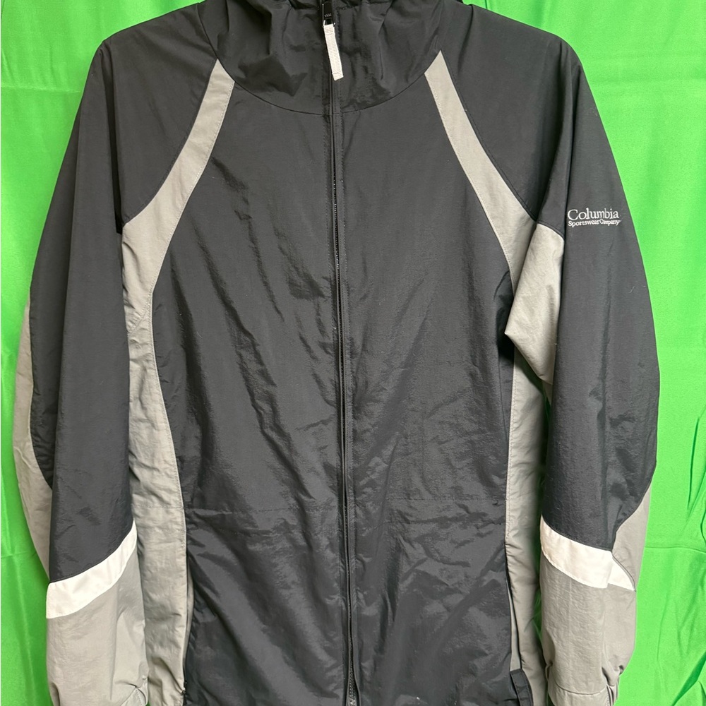 Columbia Two-Tone Jacket in Black and White